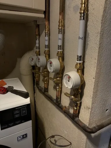 Création de compteurs d'eau à Cagnes-sur-Mer pour une copropriété, Cagnes-sur-Mer, Les Plombiers d'Azur