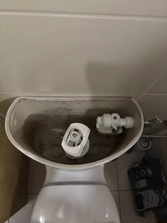 Changement d'un mécanisme wc